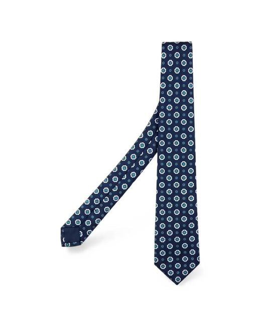 Cravatta di Kiton in Blue da Uomo