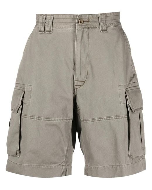 Polo Ralph Lauren Gray Cotton Cargo Shorts for men