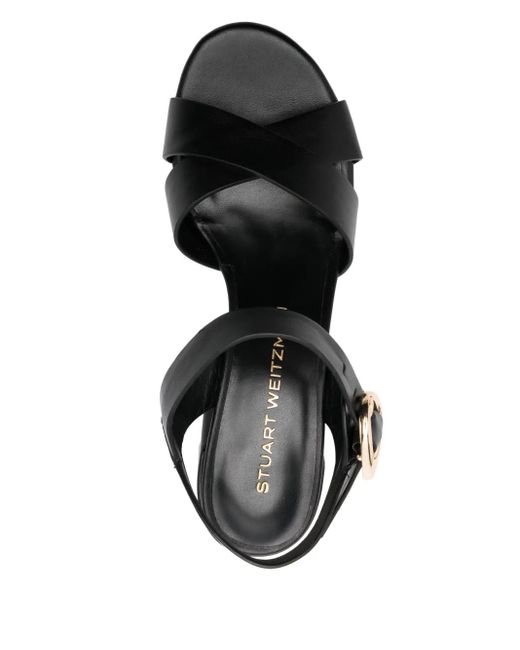 Stuart Weitzman Black Benni Block 75