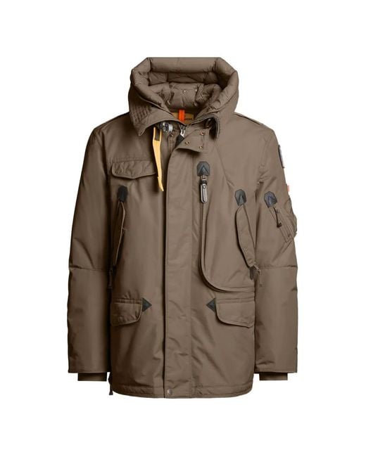 Parajumpers Brown Right Hand Parka Coat for men
