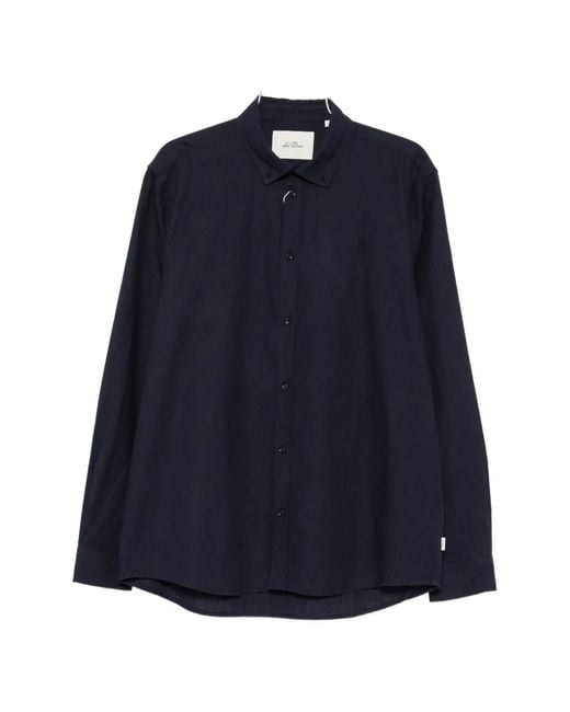 Les Deux Blue Button-Down Collar Shirt for men