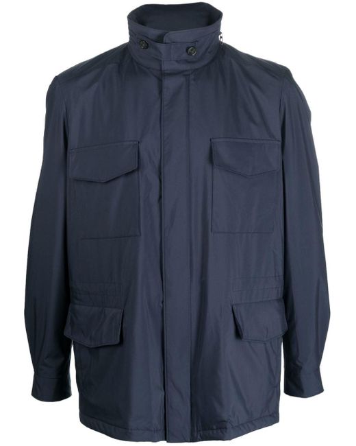 Loro Piana High neck Zip Jacket In Blue For Men Lyst Canada loro-piana-high-neck-zip-jacket-in-blue-for-men-lyst-canada