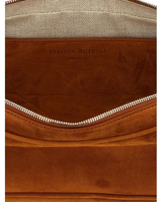 Magda Butrym Brown Brigitte Suede Shoulder Bag
