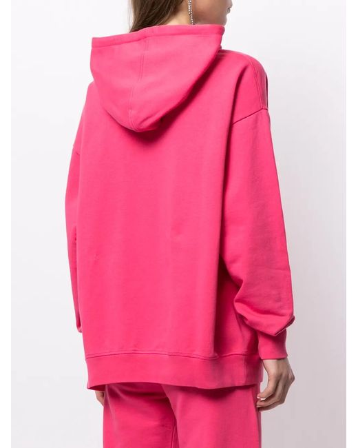 Les Girls, Les Boys Pink Loopback Cotton Hoodie