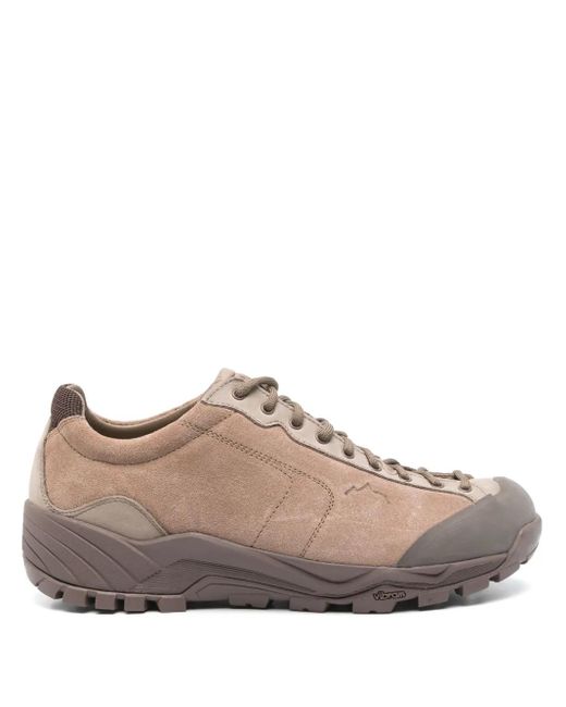 Diemme Brown Movida Fallow Suede Sneakers for men