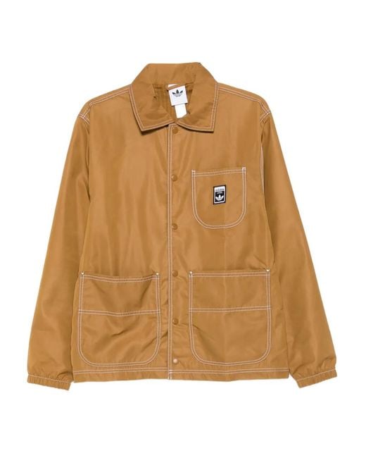 Adidas Brown Jackets for men