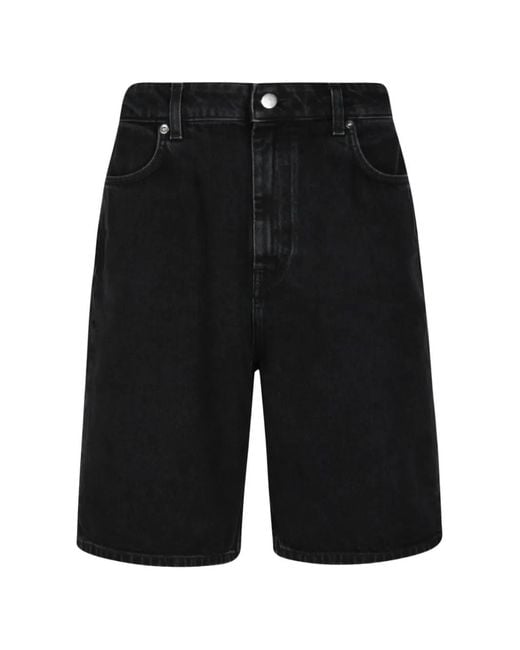 Loulou de Saison Black Washed Shorts