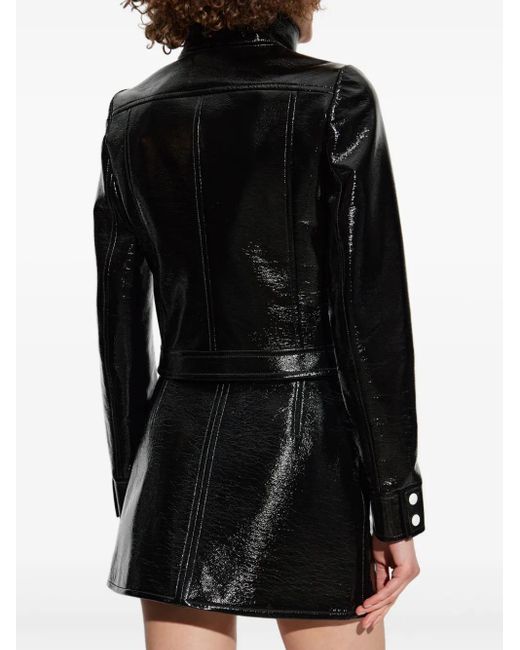 Veste Reedition À Coupe Crop Courreges en coloris Black