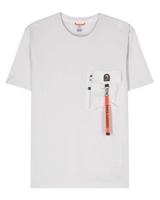T-shirt Mojave di Parajumpers in White da Uomo