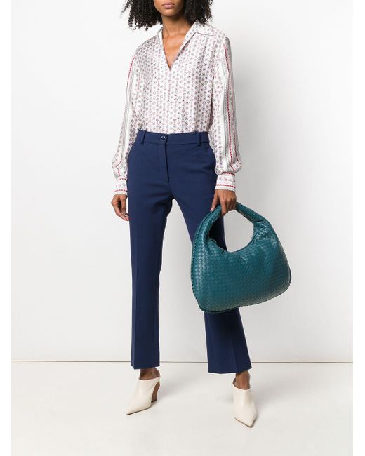 Bottega Veneta Large Veneta Hobo Bag in Blue Lyst