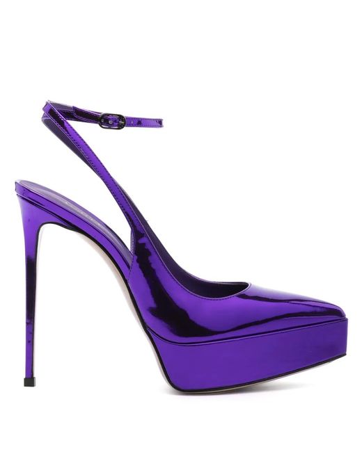 Le Silla Purple Uma 140Mm Platform Pumps