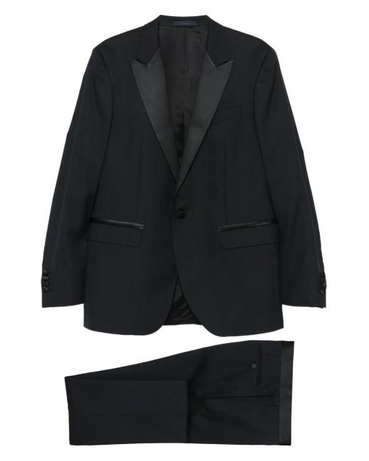 メンズ Lanvin Satin-trimmed Suit Black