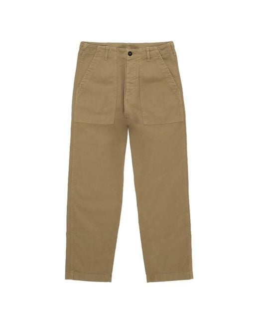 Fortela Natural Patch-Pocket Trousers for men