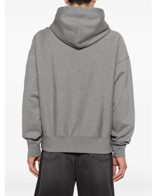 Calvin Klein Gray Logo-Detail Hoodie for men