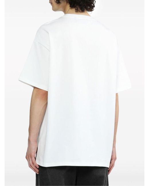 FIVE CM T-Shirt mit Slogan-Print in White für Herren