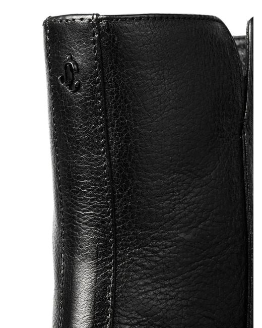 Jimmy Choo Black Eliot Ankle Boots 45