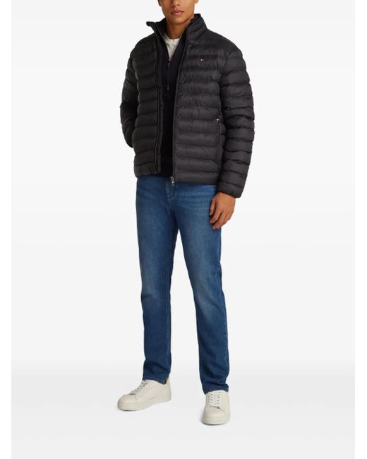 Tommy Hilfiger Black Padded Zip Jacket for men