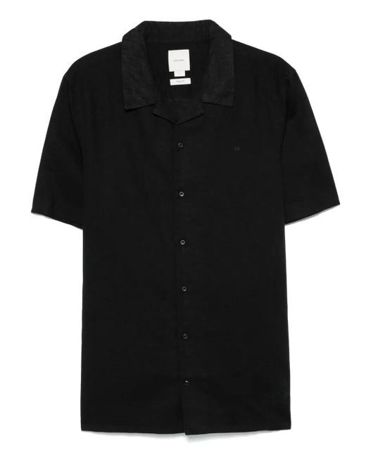 Camicia Con Ricamo di Calvin Klein in Black da Uomo