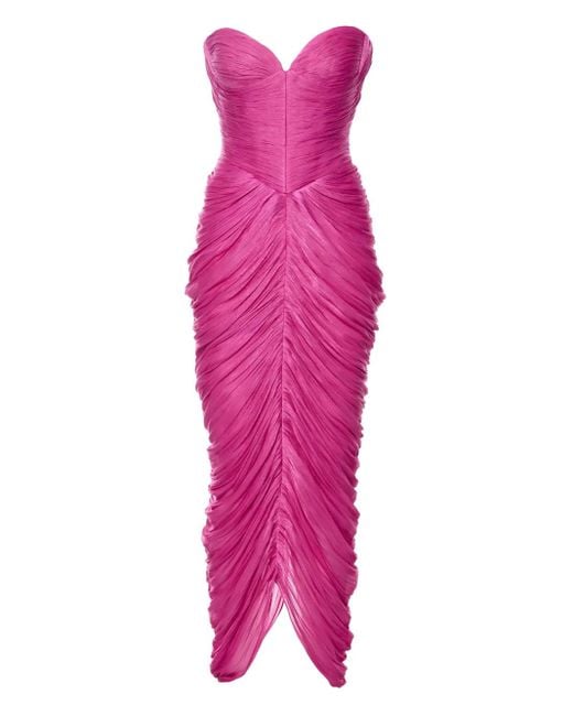 Ana Radu ストラップレス ドレス Pink