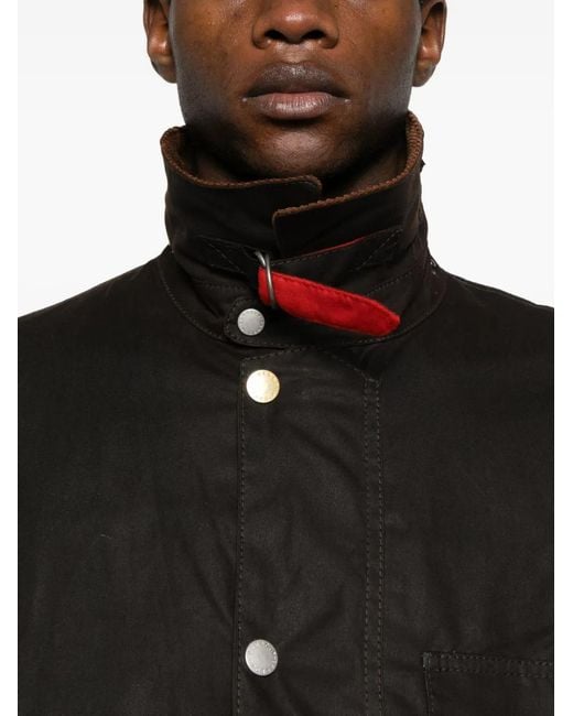 Barbour Black Corduroy-Collar Jacket for men