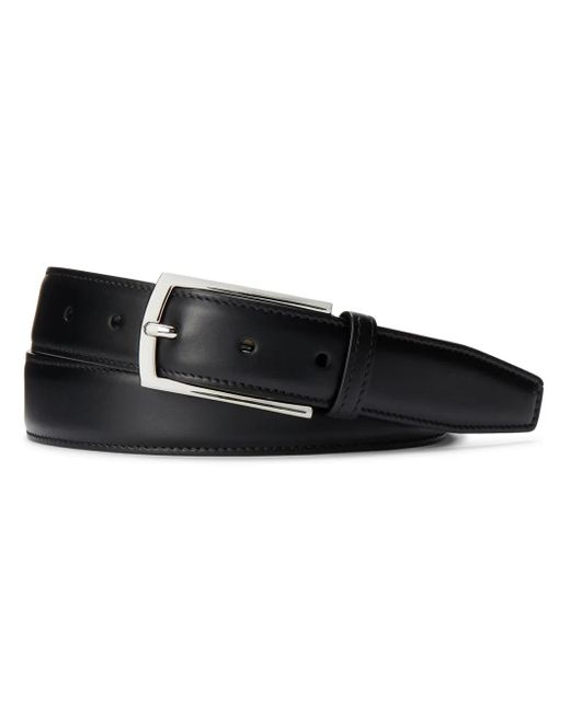 Ralph Lauren Black Medium Leather Belt for men