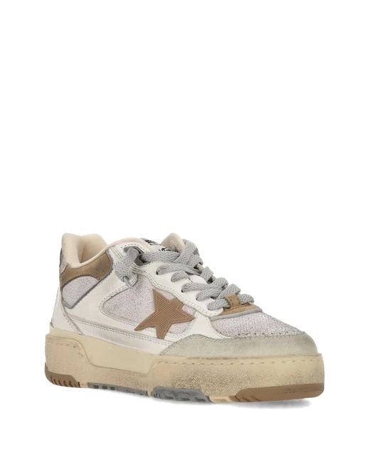 Golden Goose Deluxe Brand White Star Appliqué Leather Sneakers