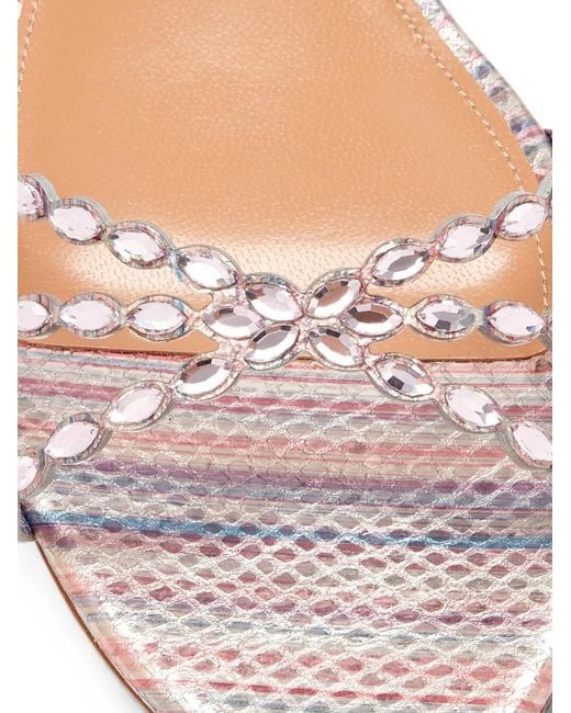Aquazzura White Love Struck Sandals