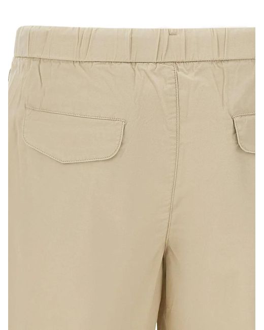 Sun 68 Natural Drawstring Shorts for men