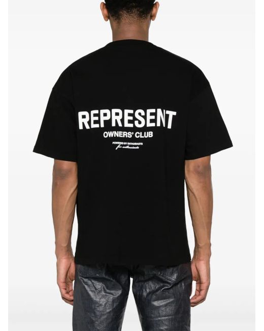 Represent Black T-Shirts And Polos for men