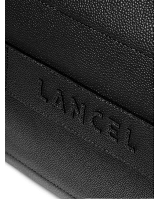 Lancel Ninon レザーボストンバッグ Black