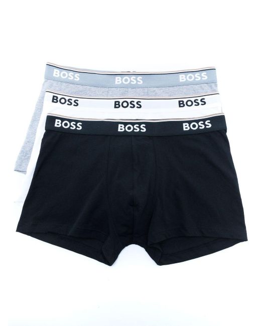 Boss Shorts mit Logo-Bund in Blue für Herren
