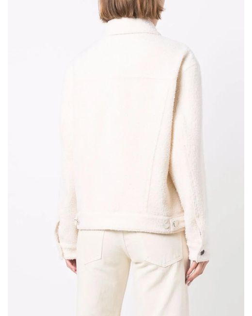 Jacob Cohen Natural Textured Wool Jacket