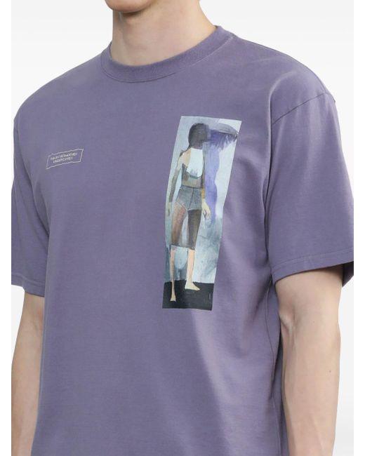 Camiseta de x Helen Verhoeven Undercover de hombre de color Purple