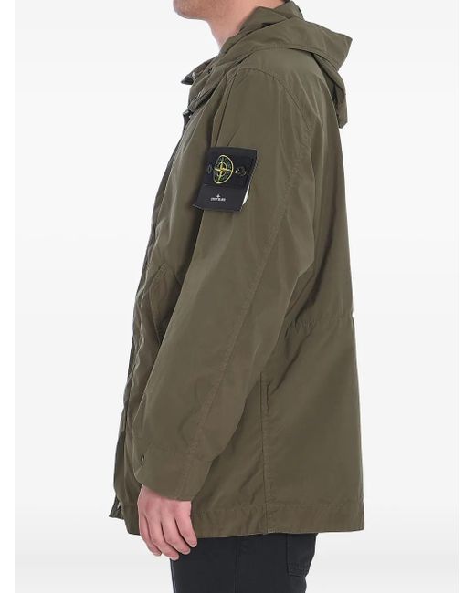 Stone Island Green Lightweight Parka for men