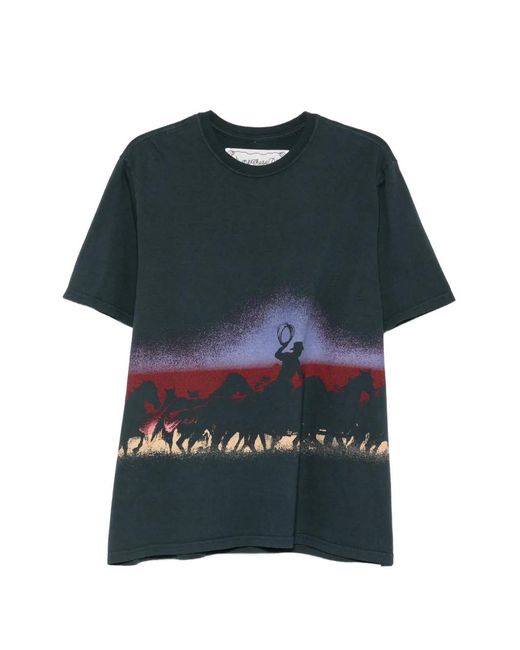 One Of These Days Black Driftin' Back Graphic-Print T-Shirt for men