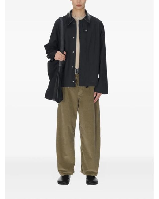 Studio Nicholson Blue Dani Zip-Through Collar Jacket for men