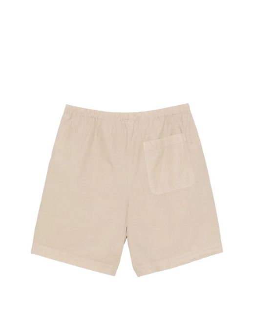 Aspesi Natural Drawstring Shorts