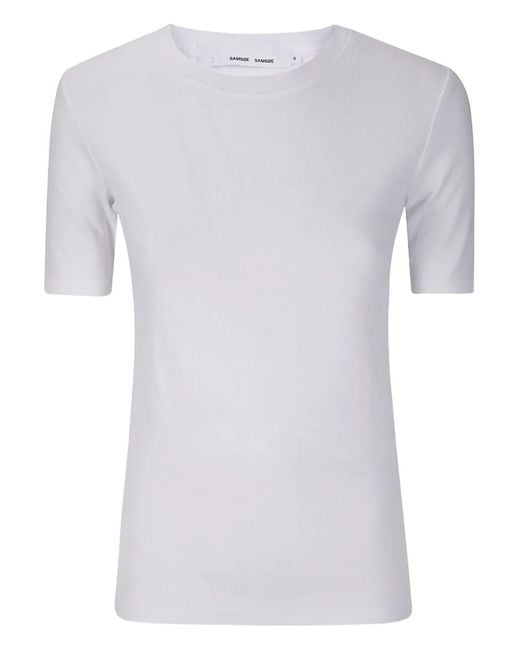 Samsøe & Samsøe White Saalexo T-Shirt