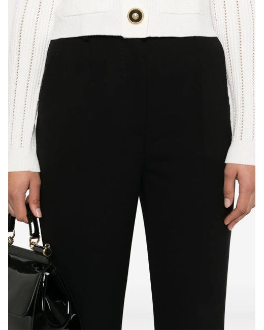 Dolce & Gabbana Black Tailored Wool Trousers