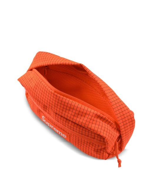 Marsupio Ripstop Con Logo di Supreme in Orange da Uomo