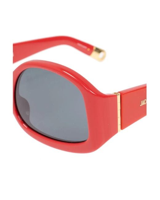 Gafas de sol Les Lunettes Colapso Jacquemus de color Red