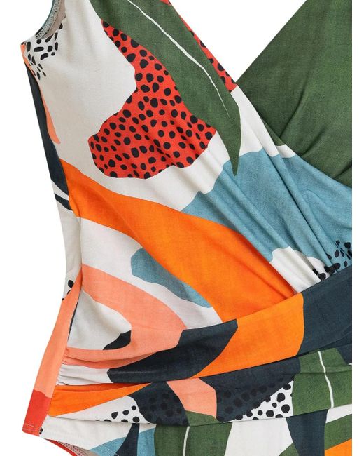 Lygia & Nanny Red Maisa Printed Swimsuit