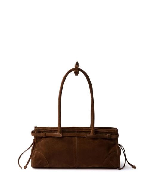 Prada Brown Medium Bonnie Tote Bag