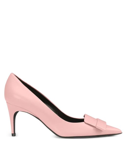 Sergio Rossi Pink Pumps mit spitzer Kappe