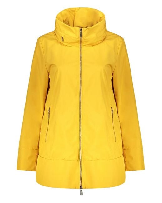Moorer Yellow Wasserdichter Kapuzenmantel