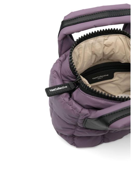 VEE COLLECTIVE Purple Mini Porter Tote Bag