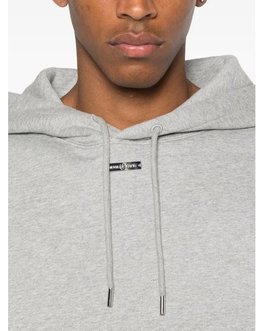Mugler Hoodie Met Zak in het Gray voor heren