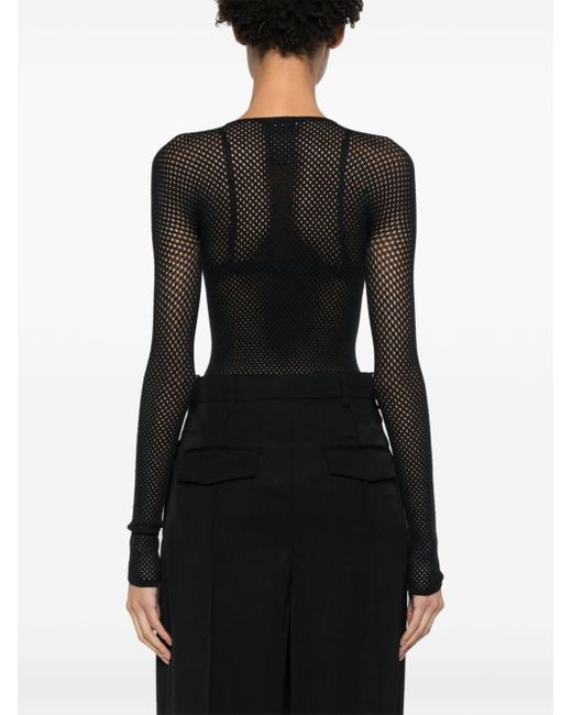 Wardrobe NYC Black X Rhw Web Bodysuit