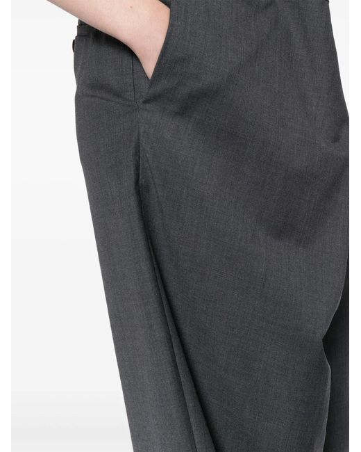 JNBY Gray Wide-Leg Trouser