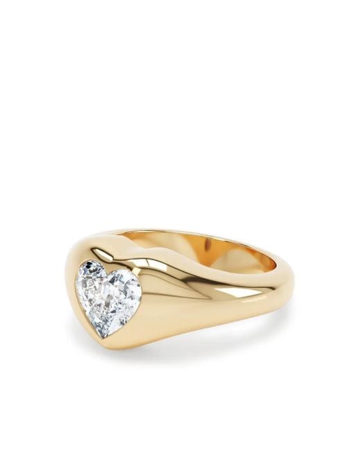 LOEV Metallic 14Kt Recycled Curve Diamond Ring
